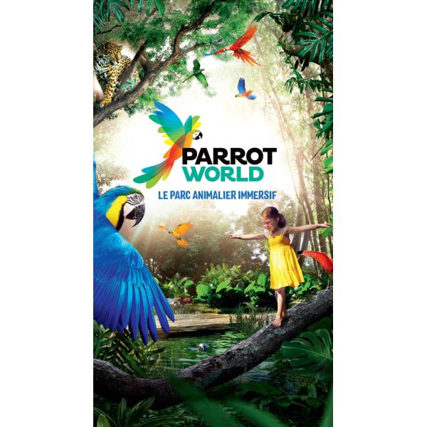 PARROT WORLD Parc Animalier Immersif à 10 min de Disney par Avantages Enseignants