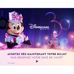 Disneyland Paris ! E-Billets datés 1j 1 parc  3-11 ans validité 17.10.2025 ! Tarif : 49€  au lieu de 84€
