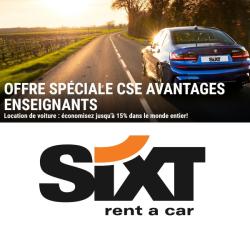 Sixt Location de Voiture et Utilitaire Jusqu'à -15% partout dans le monde 