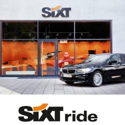 Sixt Ride Service VTC -15% Sur votre Première Course 