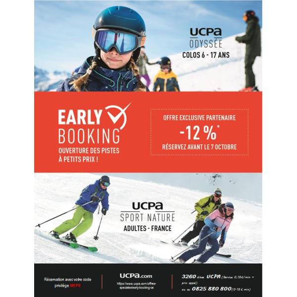 UCPA odyssée  Colos 6-17 ans -5 par Avantages Enseignants