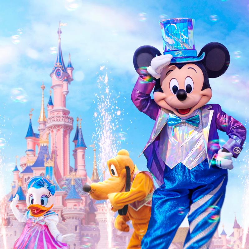 Parc DISNEYLAND PARIS adulte ou enfant - Billet Eco 1 jour 2 parcs - Pas de  E-billet - visite jusqu'au 02/10/2024 - APACE Loisirs