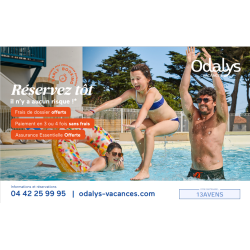 Odalys Location Toute l'Année  -10% cumulable avec les promos 