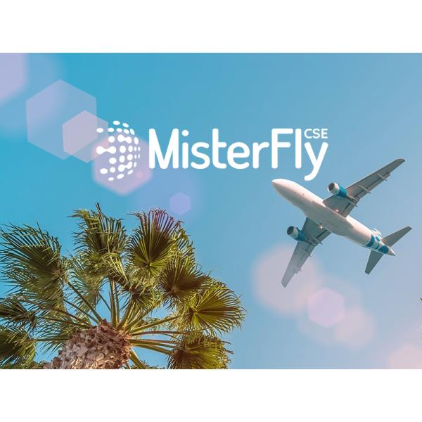MISTERFLY CE - AGENCE DE VOYAGE - 2 HT DE REDUCTION SUR VOTRE BILLET D’AVION + FRAIS DE DOSSIER OFFERT par Avantages Enseignants