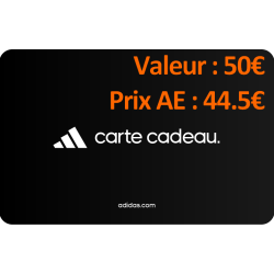 Carte cadeau ADIDAS 50€ - Prix AE 44.5€