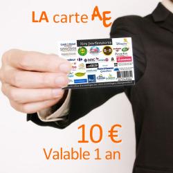 Carte AE pour bénéficier de l'ensemble des offres