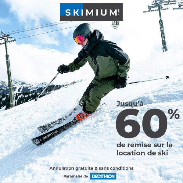 SKIMIUM Location de ski Jusqu à -60 par Avantages Enseignants