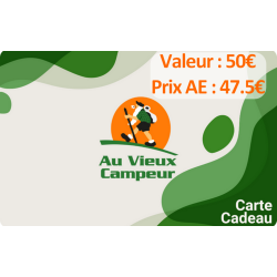 Carte cadeau VIEUX CAMPEUR 50€ - Prix AE 47.5€