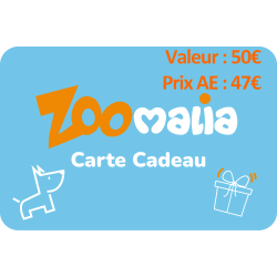Carte cadeau Zoomalia 50€ - Prix AE 46.5€