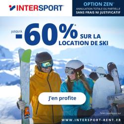 Intersport Location Matériel de Ski Jusqu'à -60%